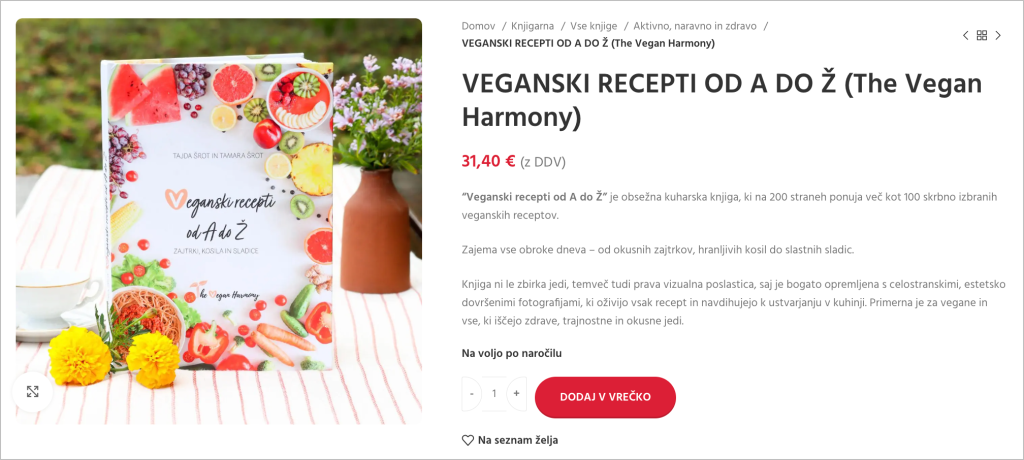 VEGANSKI RECEPTI OD A DO Ž (The Vegan Harmony)